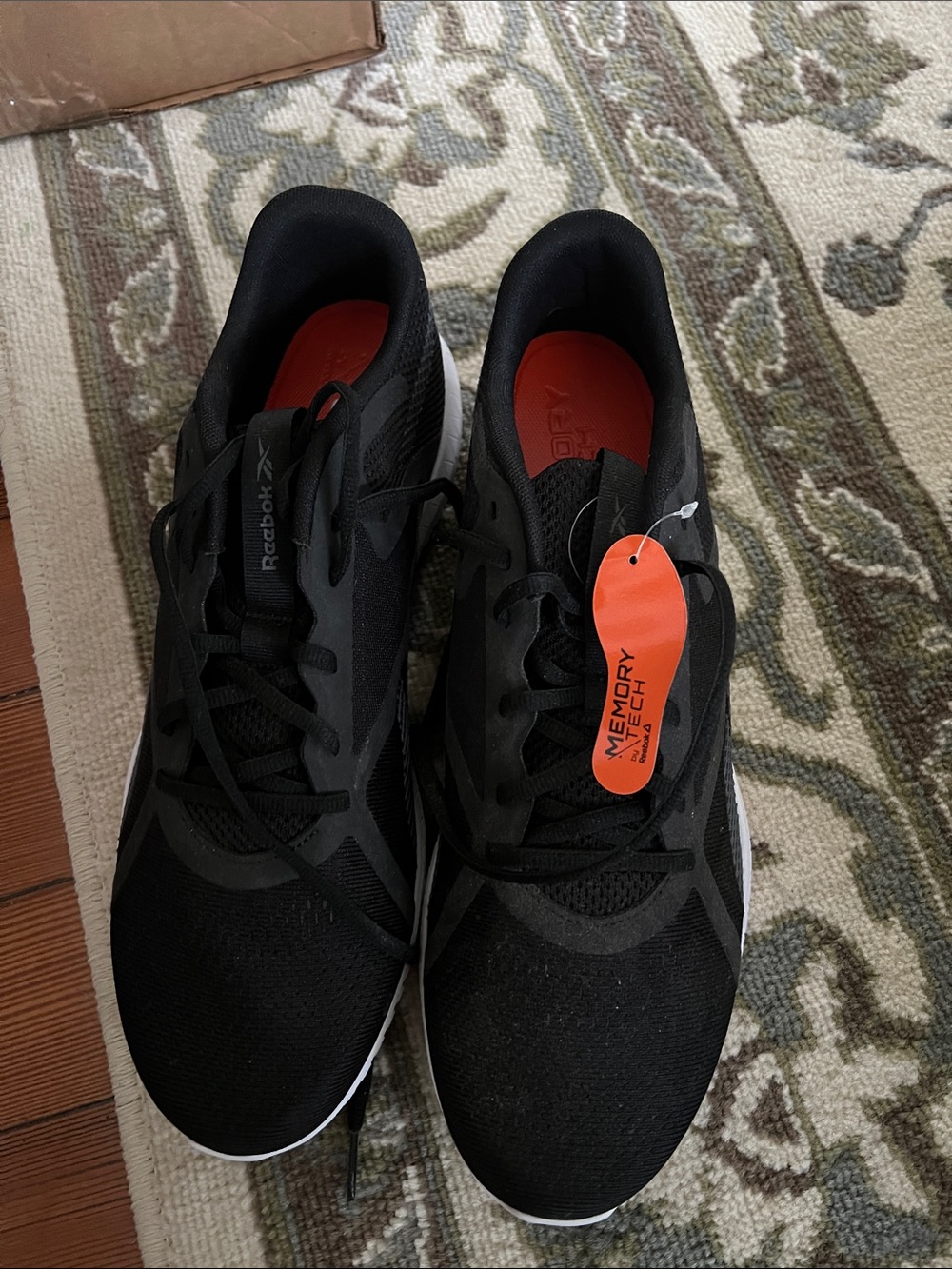 Reebok Flexagon Force 2.0 Black Trainers with orange Insoles sz 13 - Picture 2 of 6